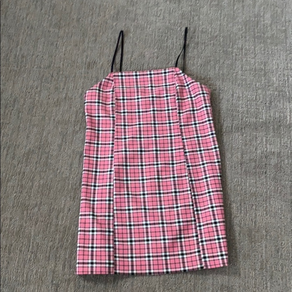 Urban Outfitters Pink Plaid dress size M